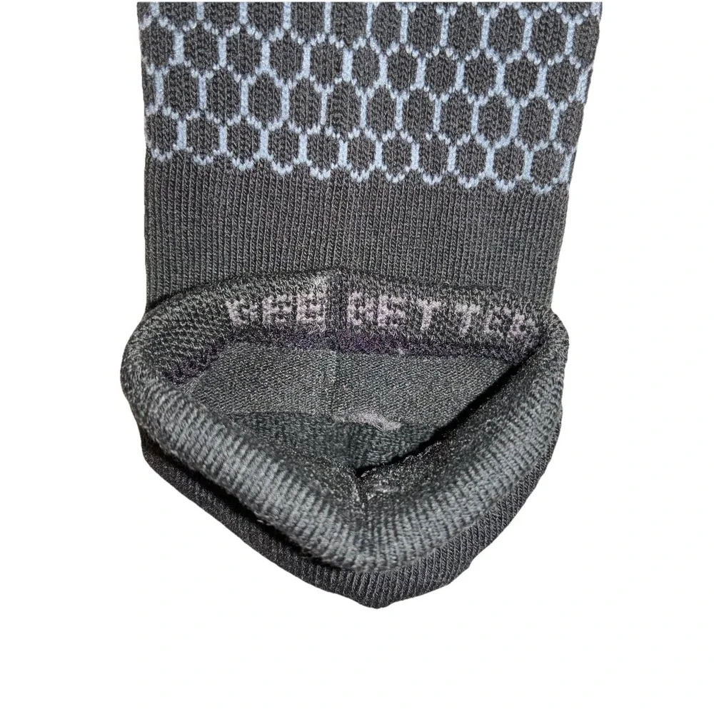 BOMBAS Socks Men's XL (US 13.5-16) Black Gray Ankle Logo NEW‎ Lot Of 5